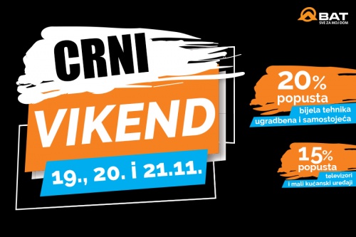 Crni vikend već od četvrtka!