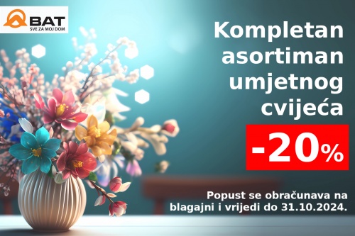 Umjetno cvijeće sniženo čak 20%!